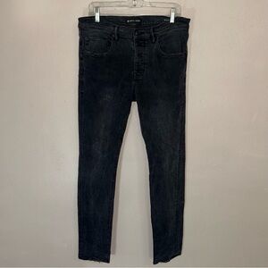 Classic Black purple brand Skinny Jeans for Men